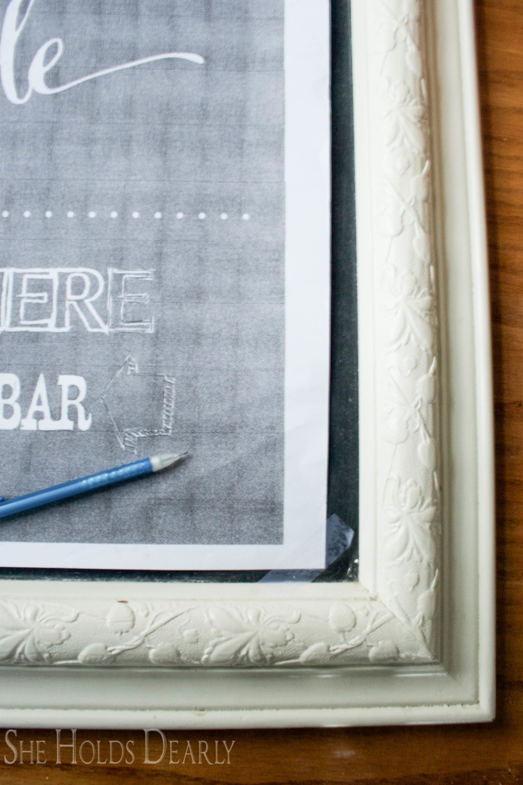 How to Write Anything on a Chalkboard She Holds Dearly
