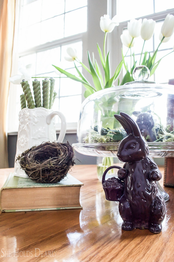 Easy Easter Terrarium by She Holds Dearly