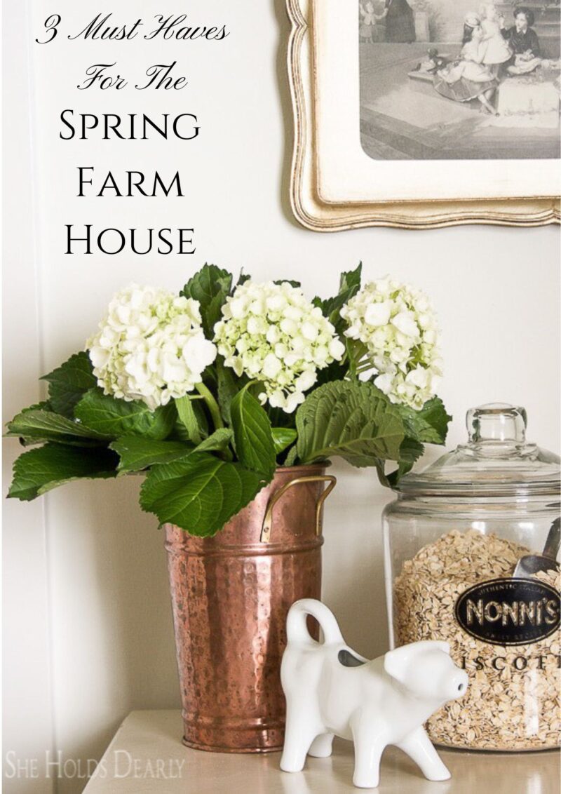 Spring House Theme 3 Must Haves for the Spring Farmhouse - She Holds Dearly