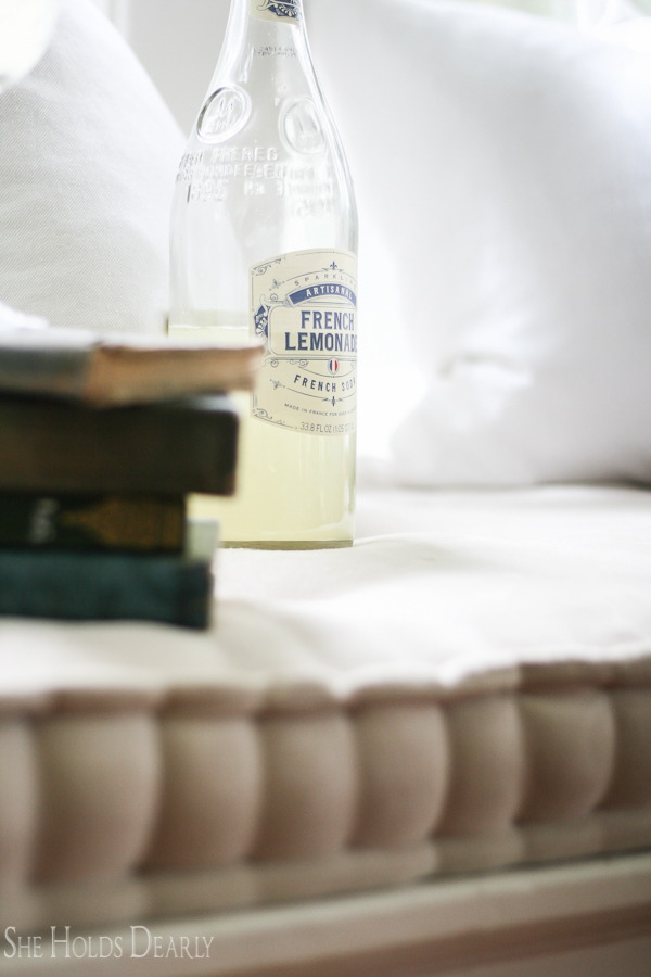 DIY French Mattress Cushion by She Holds Dearly