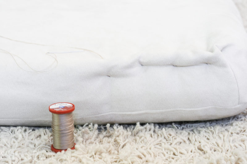 DIY French Mattress Cushion Tutorial She Holds Dearly