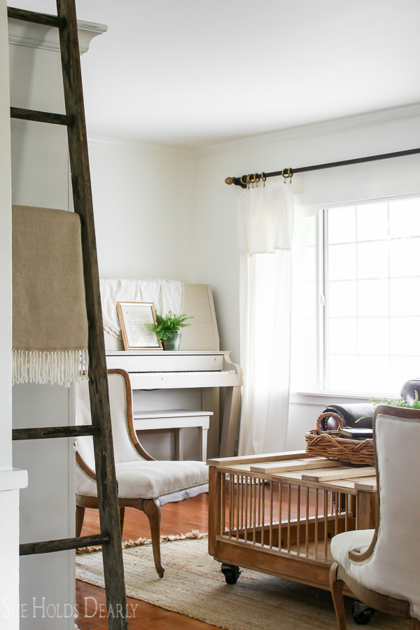  Farmhouse Living  Room  Reveal She Holds Dearly