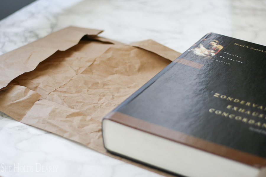 Paper Book Cover Tutorial by She Holds Dearly