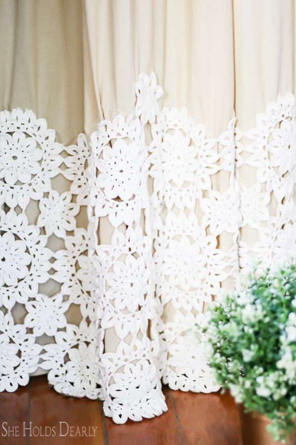 Victorian Lace Curtains by sheholdsdearly.com