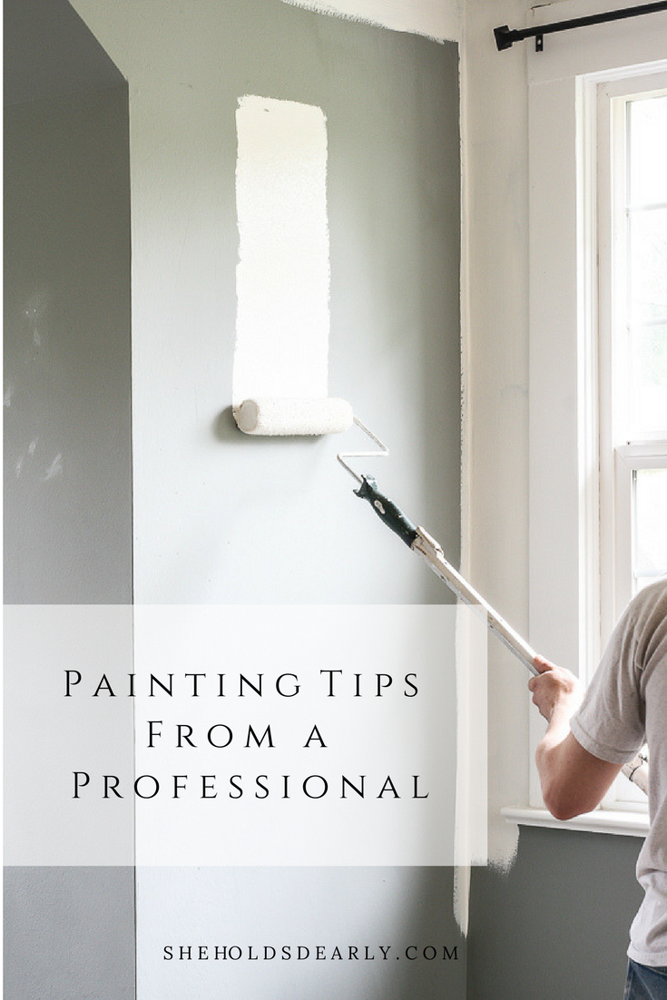 Painting Tips From a Pro by sheholdsdearly.com