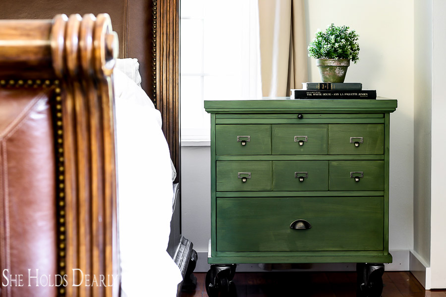 If you have a simple piece of furniture with drawers or doors, you can create a faux card catalog. In this tutorial, you will learn how!