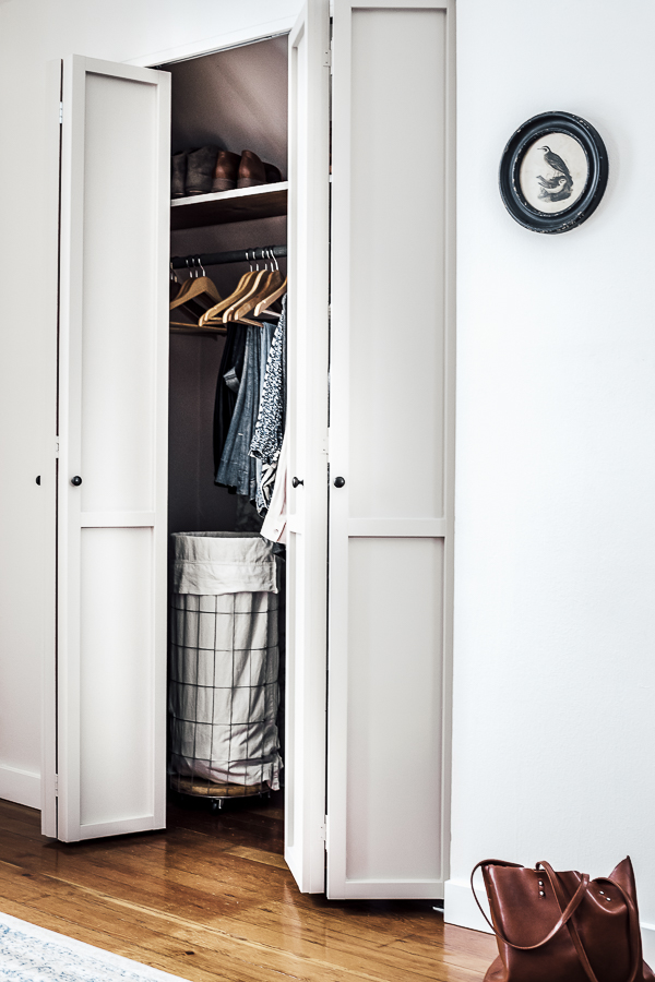 Bi-fold Closet Doors Makeover - She Holds Dearly