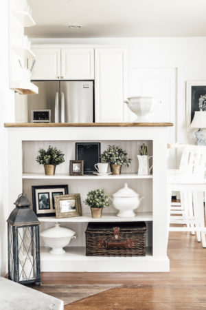 How to Style Shelves - She Holds Dearly