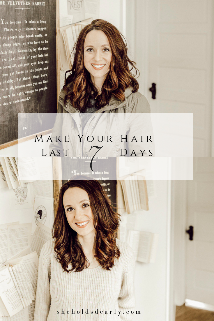 Wash Your Hair Once a Week by sheholdsdearly.com