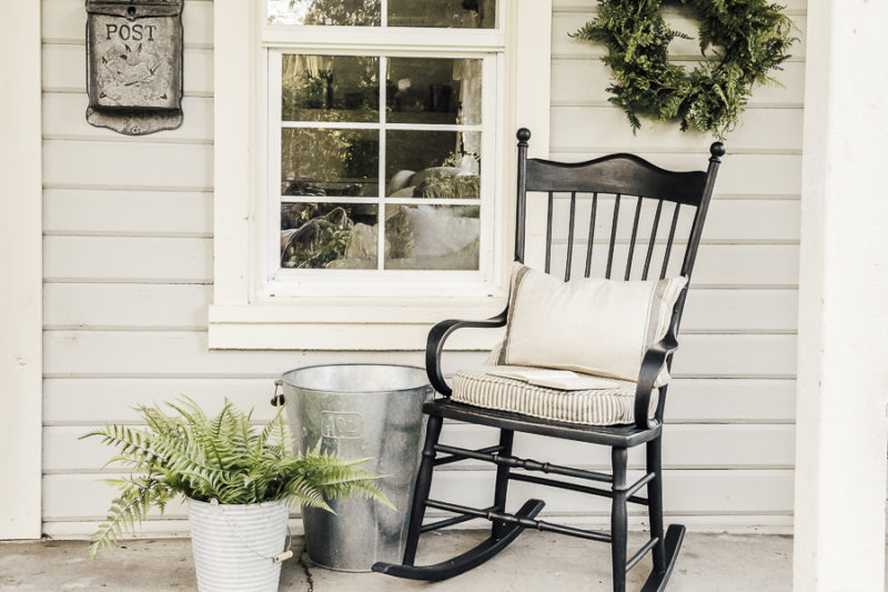 How to Turn a Chair into a Rocking Chair She Holds Dearly