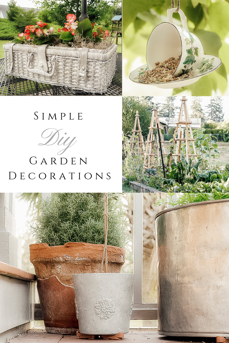 Simple Diy Garden Decorations by sheholdsdearly.com