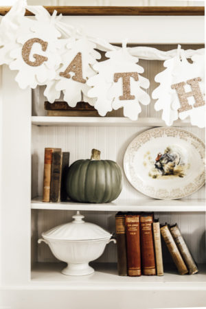 How to Make a Gather Garland for Thanksgiving - She Holds Dearly
