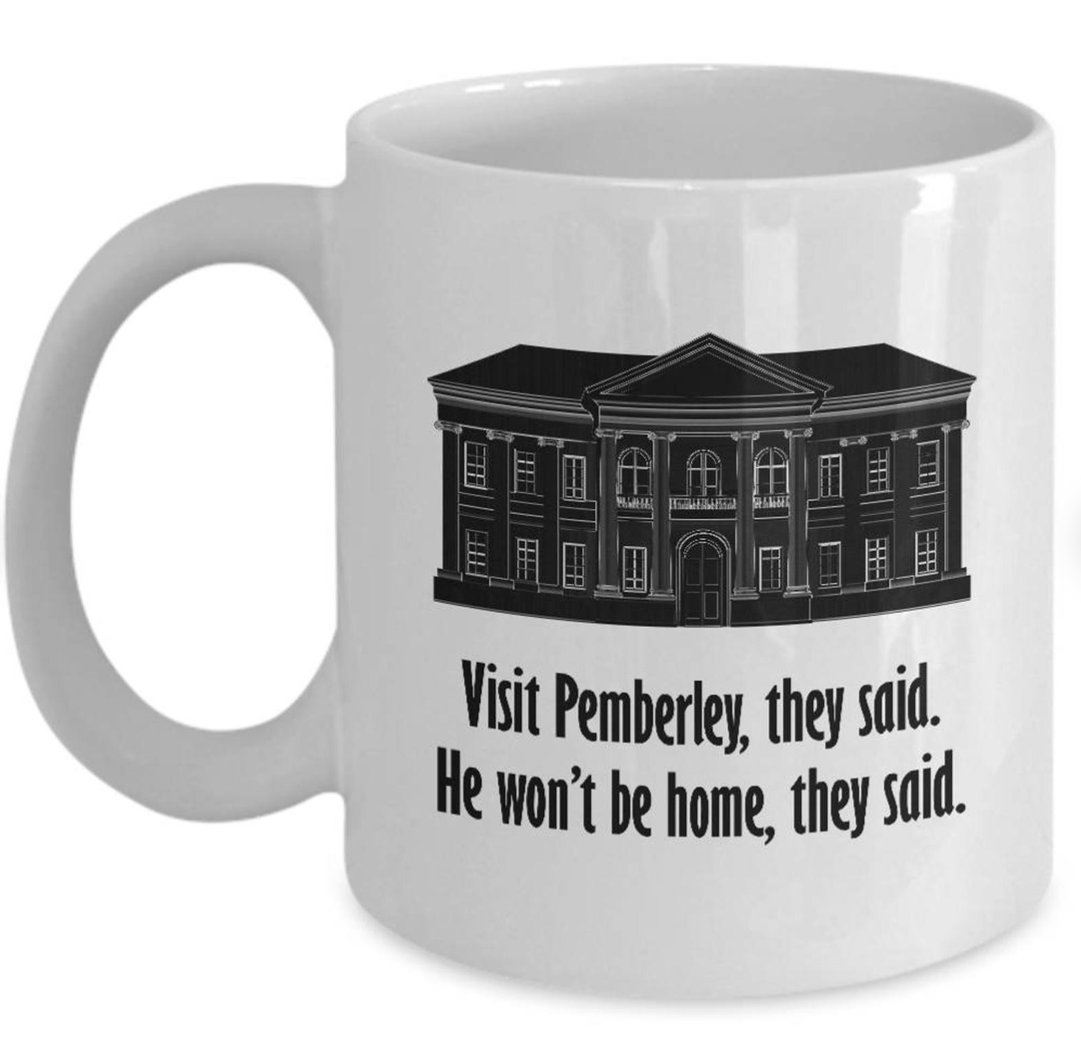Pemberley Mug Gift by sheholdsdearly.com