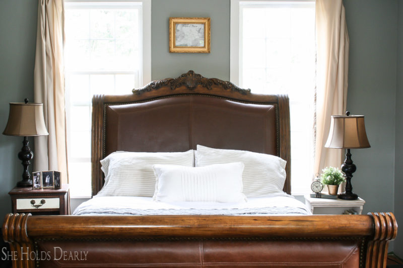 How to Paint a Lampshade Black She Holds Dearly