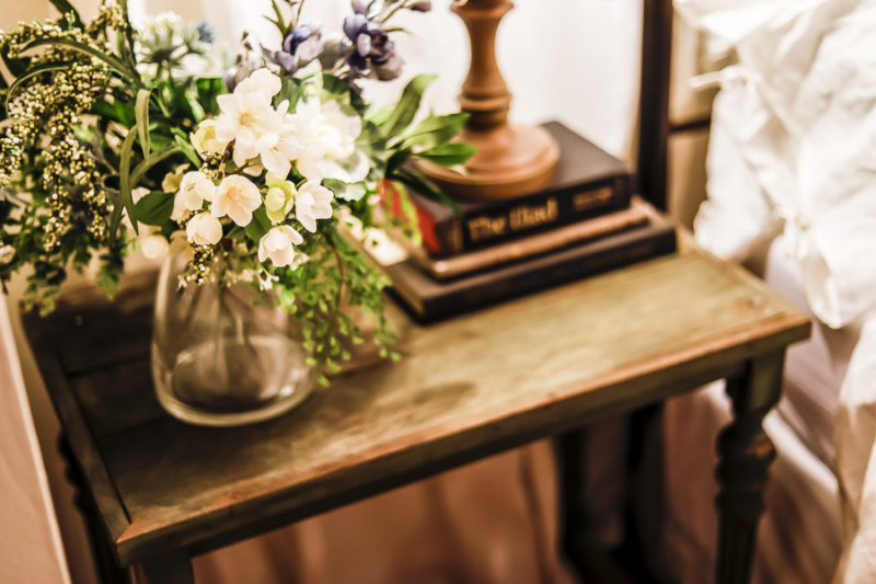 How to Paint a Lampshade Black She Holds Dearly