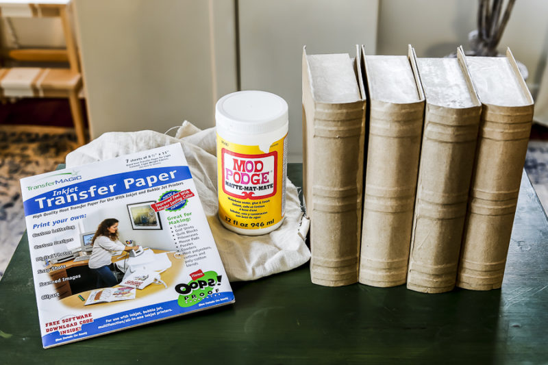 DIY Fabric Covered Books She Holds Dearly