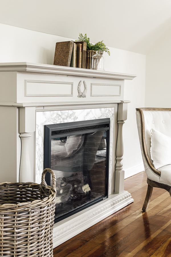 Adding Trim to a Mantle by sheholdsdearly.com