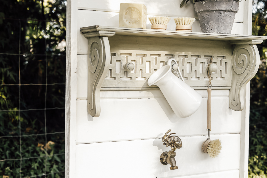 Pedestal Sink Garden Decor by sheholdsdearly.com
