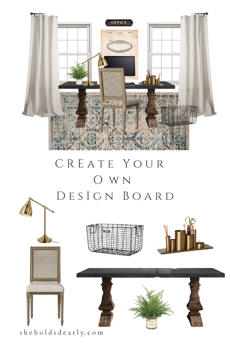 Create your Own Design Board by sheholdsdearly.com