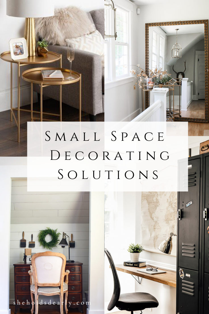 Small Space Decorating Solutions by sheholdsdearly.com