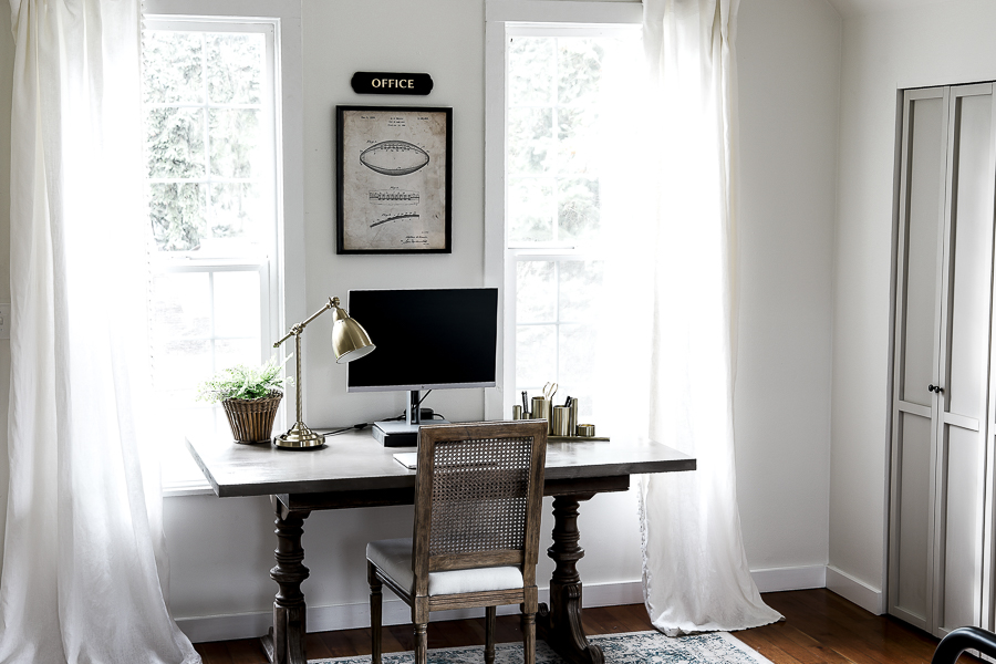 Modern Farmhouse Office by sheholdsdearly.com