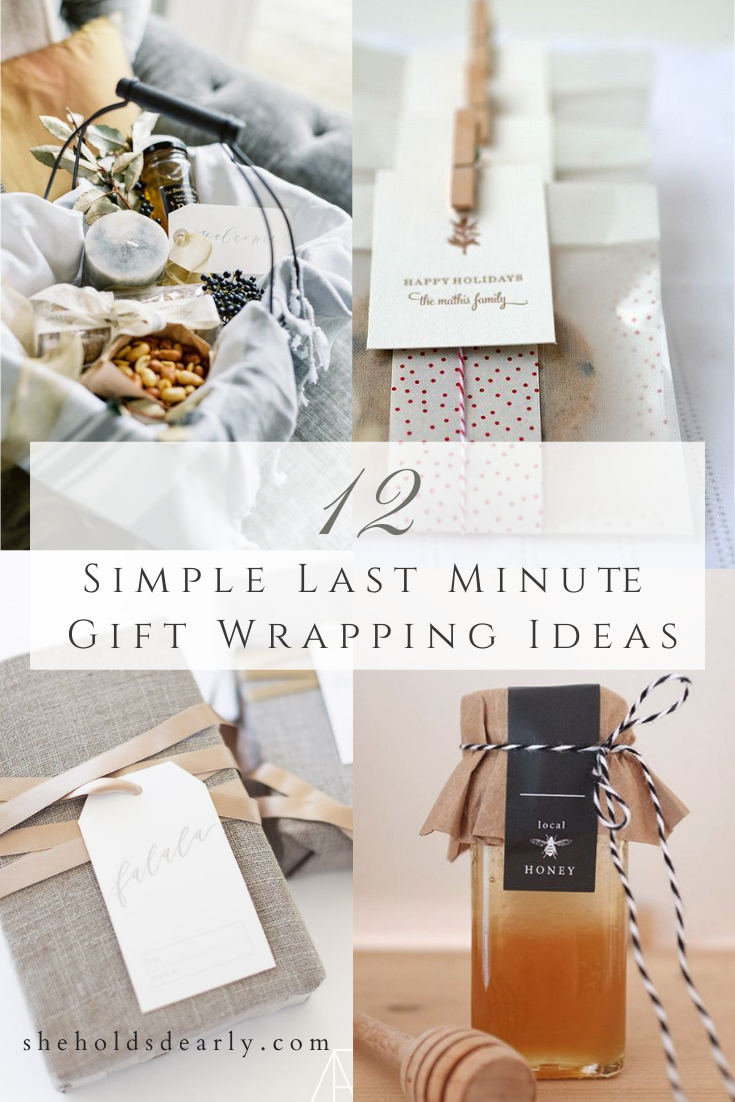 How to Wrap Gifts without Wrapping Paper! - The Ginger Home
