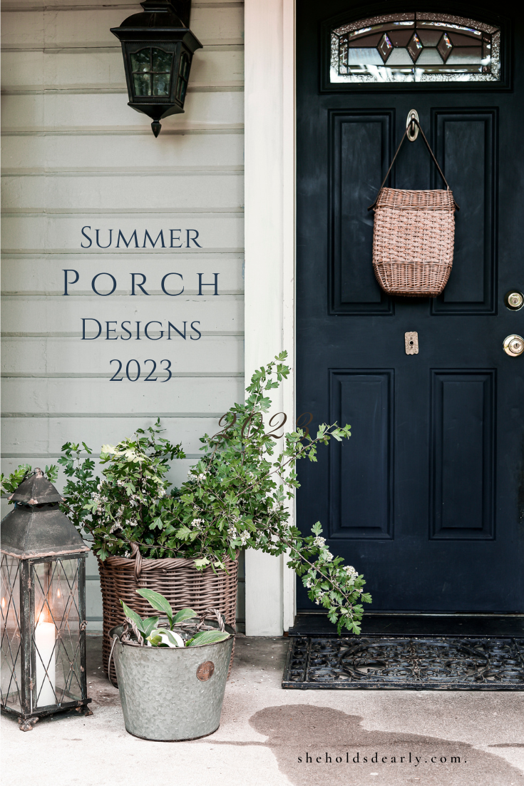 Designing & Styling an Elegant Front Porch for Summer 2023 - She