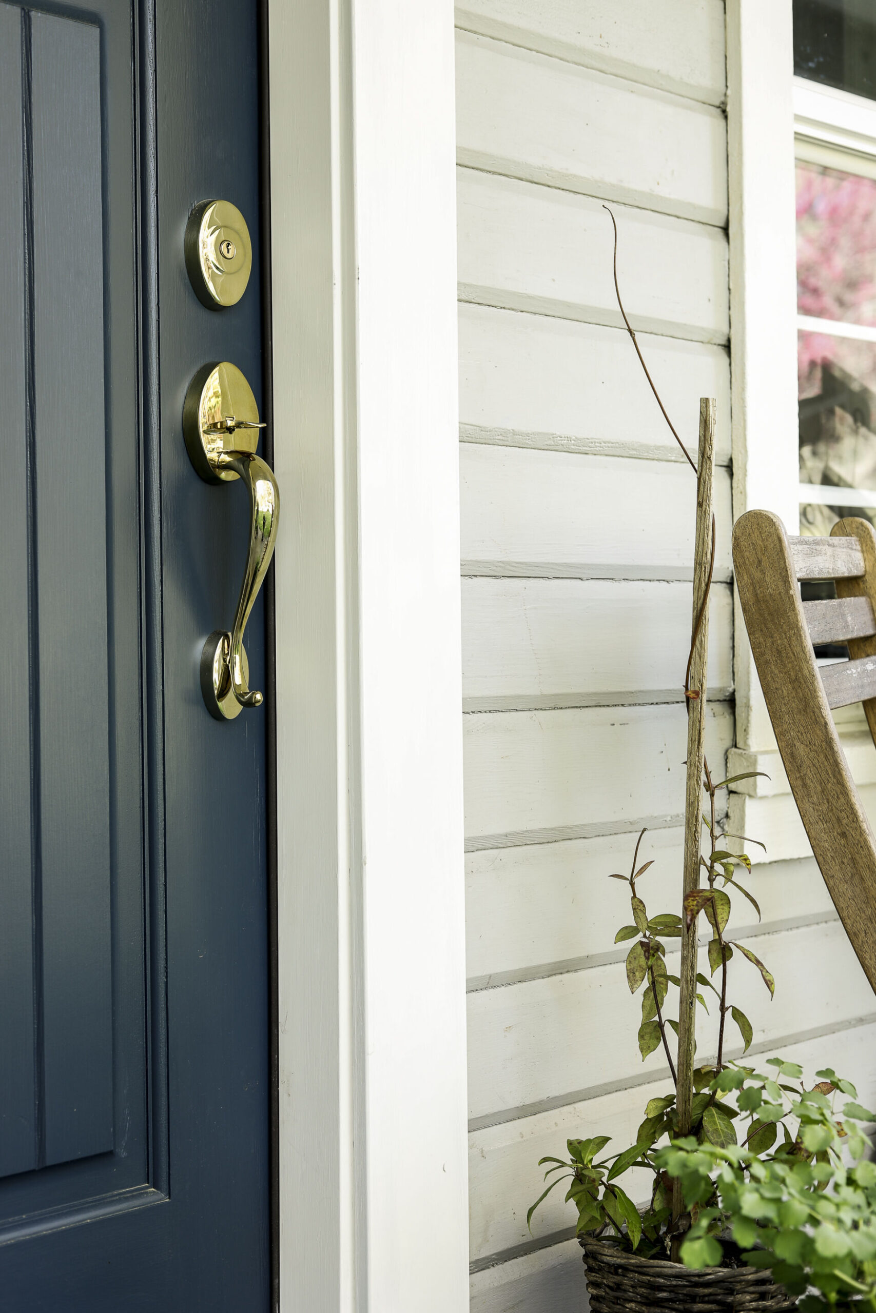 Creating A Beautiful French Garden Front Porch for Spring - She Holds ...
