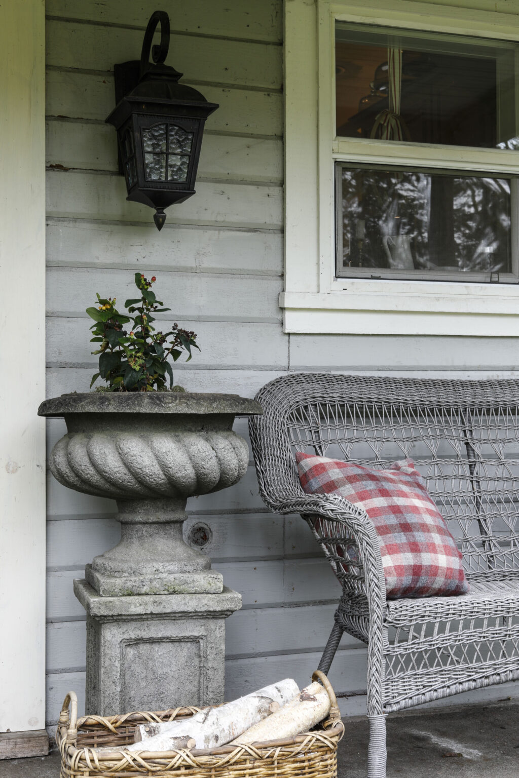 Decorating a Victorian Front Porch for Christmas - She Holds Dearly
