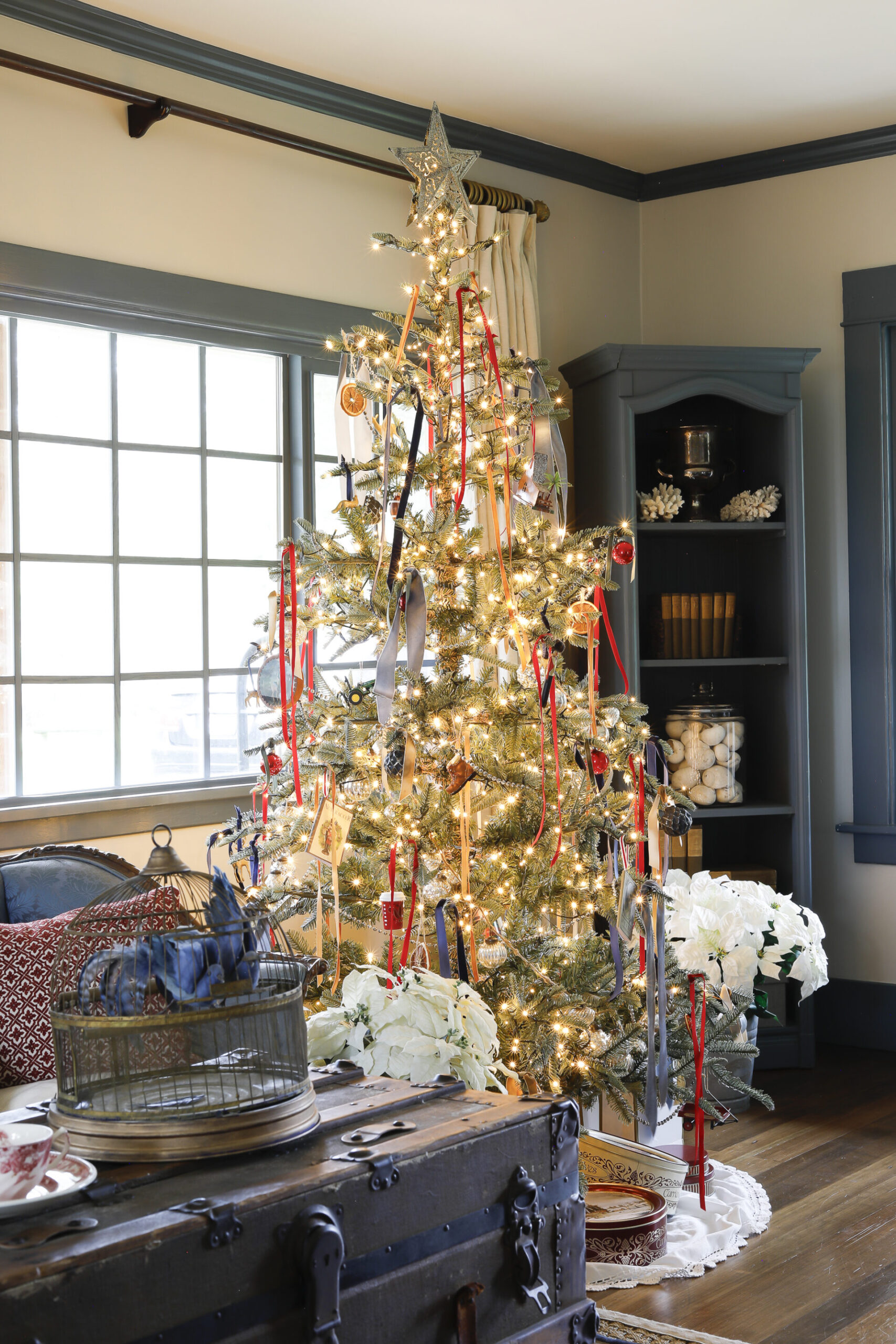 Are you looking for Traditional English Christmas inspiration for your home? You'll love this post that is FILLED with my favorite look!